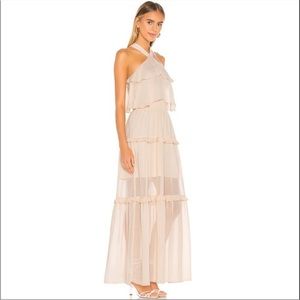 kendall and kylie beige maxi dress! NWT.